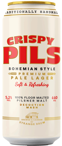 Strange Brew Crispy Pils Bohemian style pilsner 440ml